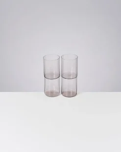 Motel a Miio Joia 4er Set Glas Groß amethist Fashion