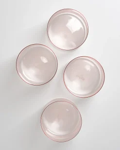 Motel a Miio Joia 4er Set Glas Groß pink opal Flash Sale