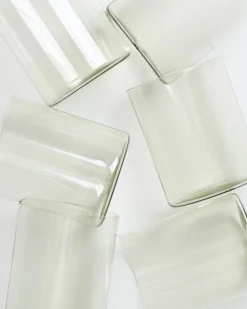 Motel a Miio Joia 6er Set Glas Groß smaragd Discount