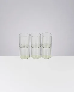 Motel a Miio Joia 6er Set Glas Groß smaragd Discount