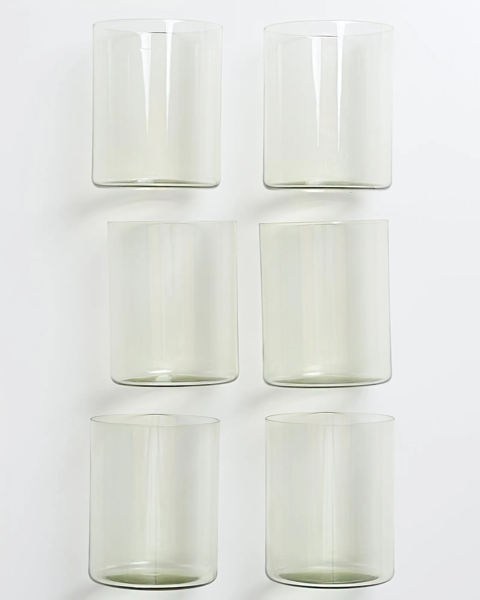 Motel a Miio Joia 6er Set Glas Groß smaragd Discount