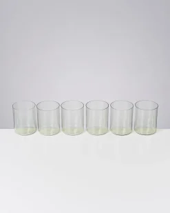 Motel a Miio Joia 6er Set Glas Groß smaragd Discount