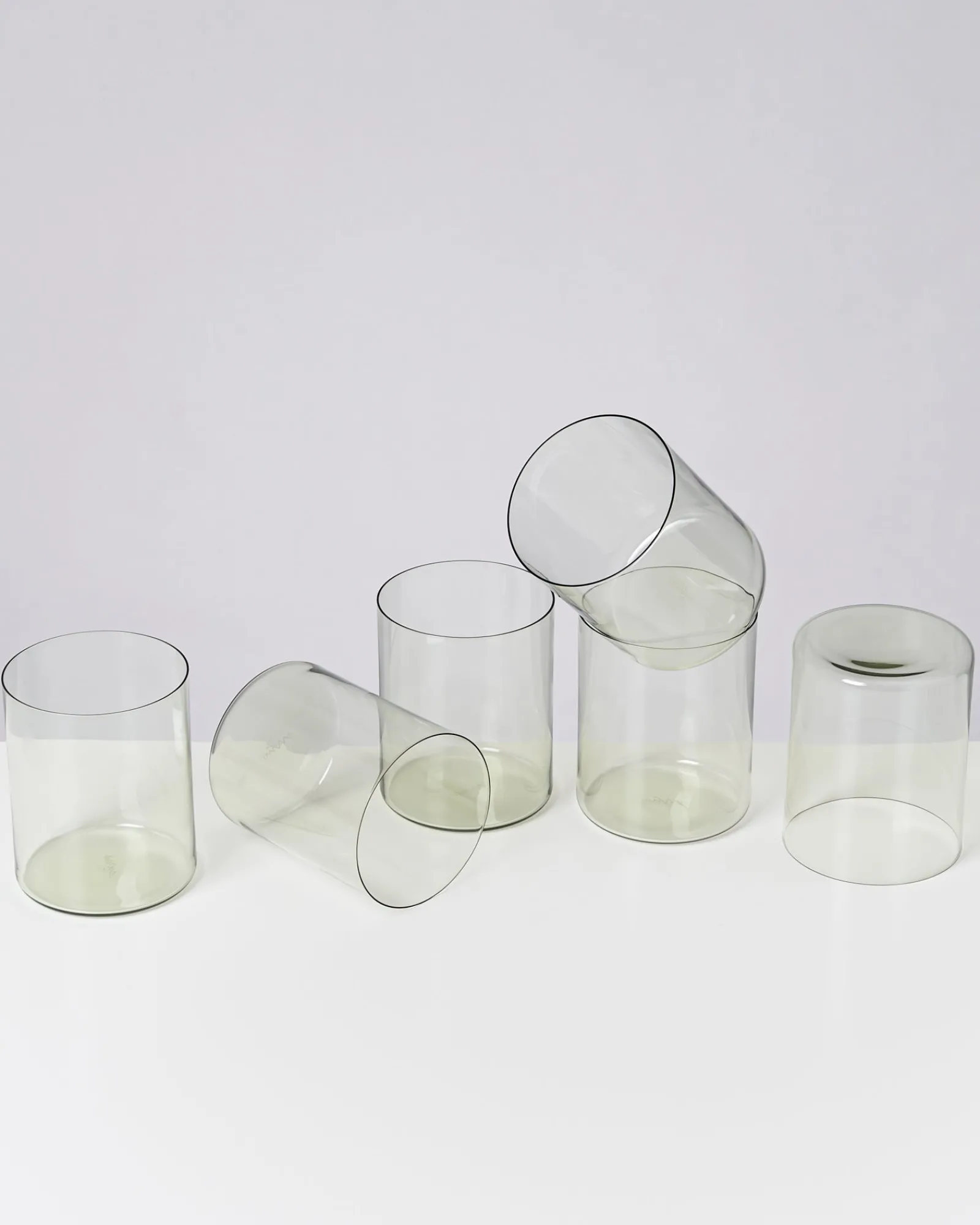 Motel a Miio Joia 6er Set Glas Groß smaragd Discount