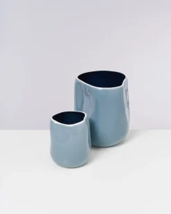 Motel a Miio João Vase L Greyblue graublau Flash Sale