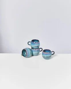 Motel a Miio Madeira - Set Of 4 Espressomugs grünblau Store