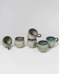 Motel a Miio Madeira - Set Of 6 Mugs Big grünblau Sale