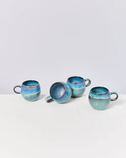 Motel a Miio Madeira - Set Of 4 Mugs Small grünblau Best Sale