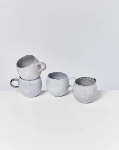 Motel a Miio Mae - Set Of 4 Mugs Big Grey Gray Fashion