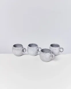Motel a Miio Mae - Set Of 4 Mugs Small Grey Gray Hot