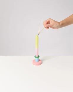 Motel a Miio X Isis-Maria Brisa Candleholder Pink Blue rosa blau Fashion