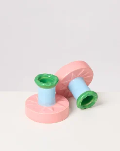 Motel a Miio X Isis-Maria Brisa Candleholder Pink Blue rosa blau Fashion