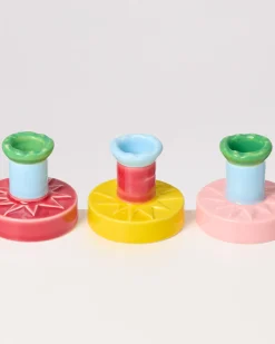 Motel a Miio X Isis-Maria Brisa Candleholder Yellow Red gelb rot Fashion