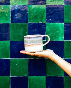 Motel a Miio Nódoa - Mug Dipped pink blue Clearance