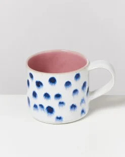 Motel a Miio Nódoa - Mug pink with dots Flash Sale