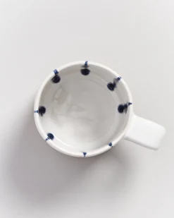 Motel a Miio Nódoa - Set Of 6 Mugs White Blue weiß blau Cheap