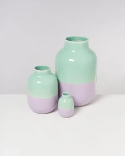 Motel a Miio Nuno Vase L - Mint Lilac pastel mint purple Flash Sale
