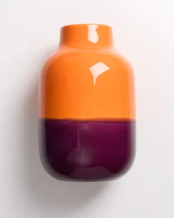 Motel a Miio Nuno Vase L - orange darklilac Store
