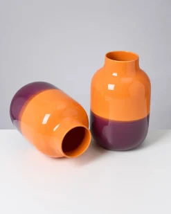 Motel a Miio Nuno Vase L - orange darklilac Store