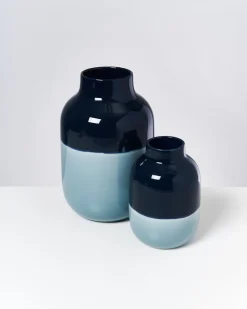 Motel a Miio Nuno Vase M - Navy Lightblue navy hellblau New