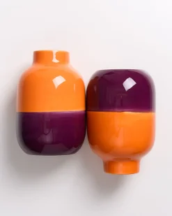Motel a Miio Nuno Vase M Orange Darklilac orange dunkellila Sale