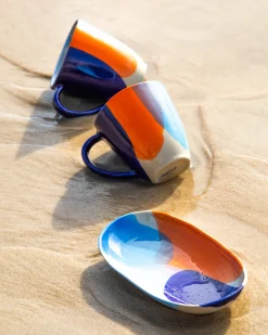 Motel a Miio Pintor Mug Large Blue Orange blau orange Shop