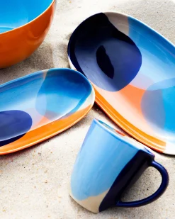 Motel a Miio Pintor Mug Large Blue Orange blau orange Shop