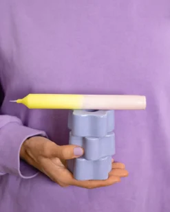 Motel a Miio Seia - Set Of 2 Stick Candles Dip Dye Pink Lime rosa lime New