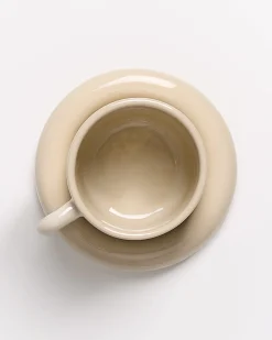 Motel a Miio Seia Cup & Saucer With Heart sand Flash Sale
