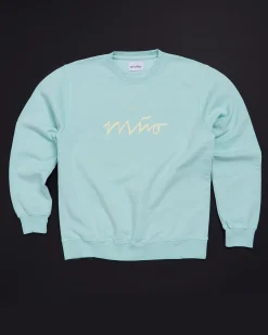 Motel a Miio Sweatshirt Men Aqua Yellow mint gelb Shop