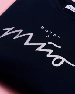Motel a Miio Sweatshirt Men Navy White navy weiß Best