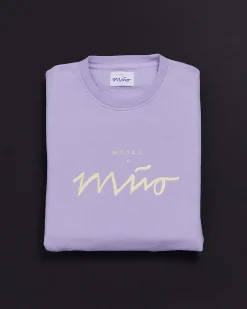 Motel a Miio Sweatshirt Women Lavender Yellow lavendel gelb Online
