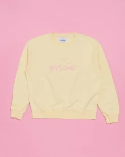 Motel a Miio Sweatshirt Women Yellow Rose gelb rosé Sale