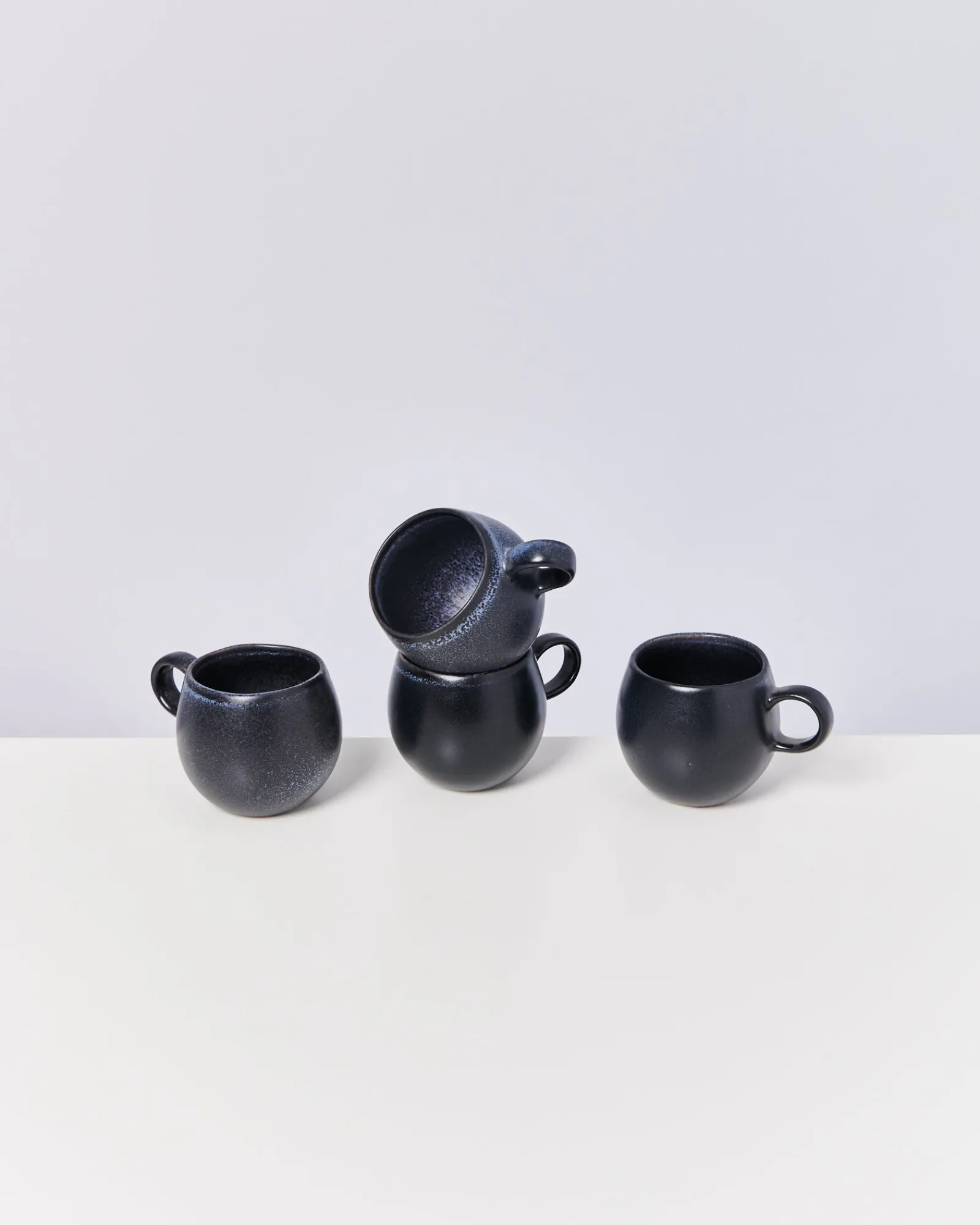 Motel a Miio Turmalina - Set Of 4 Mugs Small black Flash Sale